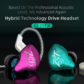 erjigo KZ ZST X 3.5mm plug supports wide compatibility.