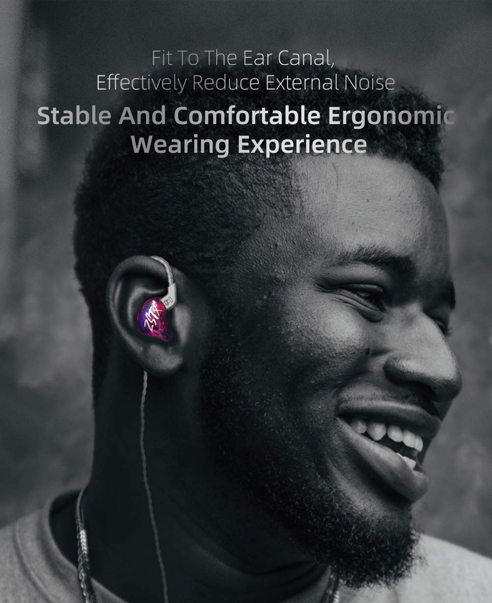 Erjigo KZ ZST X 3.5mm plug offers broad device compatibility.