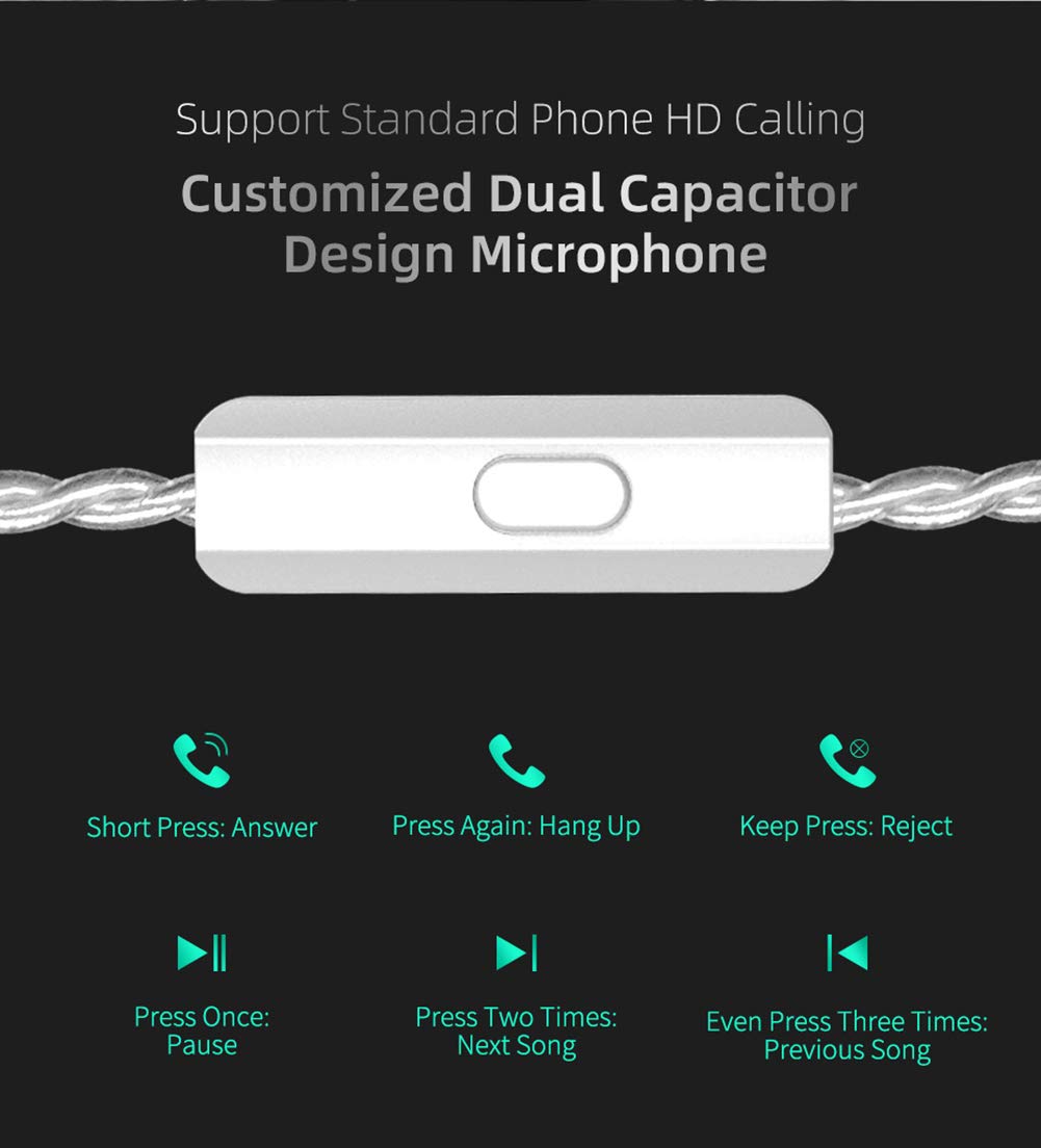 Erjigo KZ ZST X ear-hook design keeps monitors secure during wear.