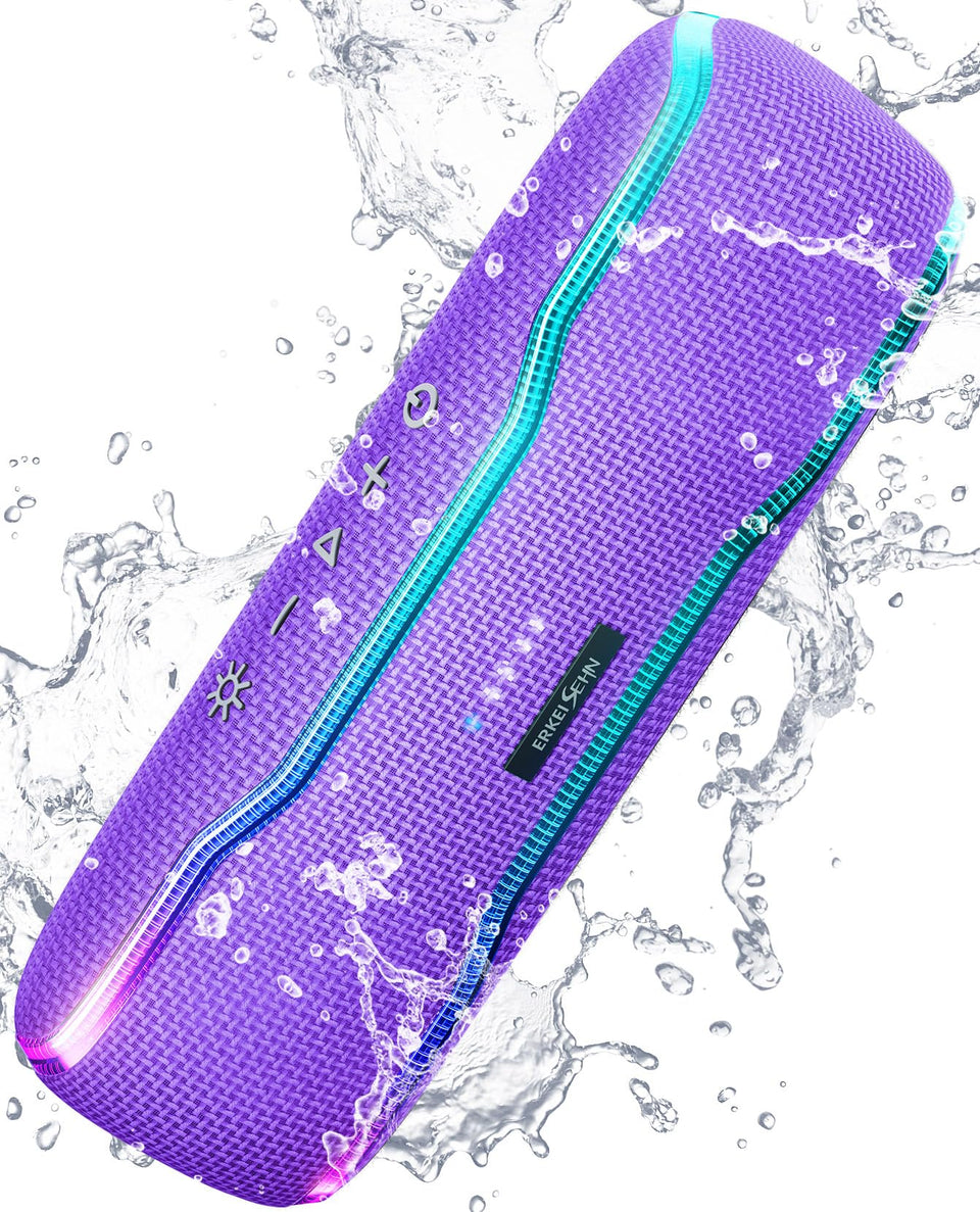 ERKEI SEHN Bluetooth speaker delivers clear, powerful sound for everyday listening.