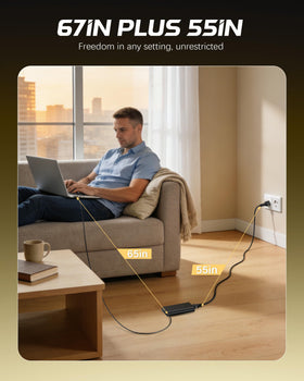 ERMJOVK compact charger ready for travel.