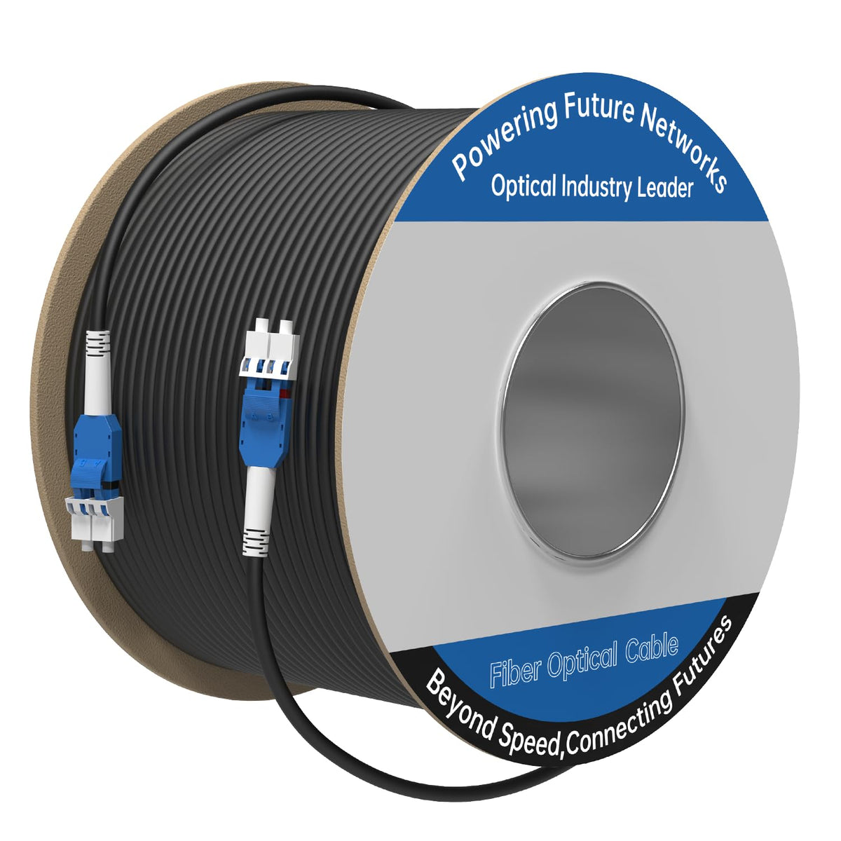 ERSTICKT armored outdoor fiber cable 400m with LC-to-LC focus for rugged link installations.
