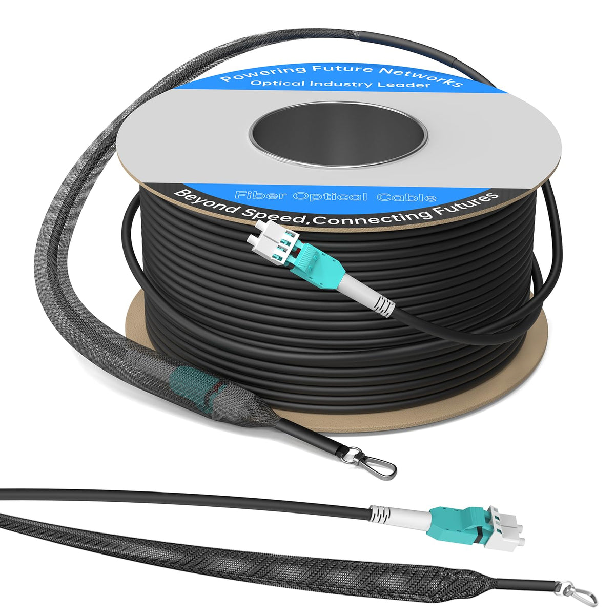 ERSTICKT outdoor armored cable exterior view with rugged TPU jacket for harsh environments.