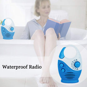 Erthree shower-radio-ipx5-durable design resists splashes and daily bumps.