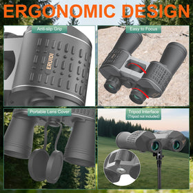 ERUIDI binoculars under night sky for clearer stargazing