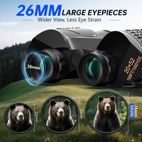 ERUIDI objective lens showing multi-coating for brighter, clearer images