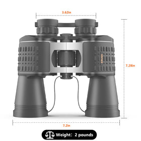 ERUIDI binoculars used at a stadium for long-range sports viewing
