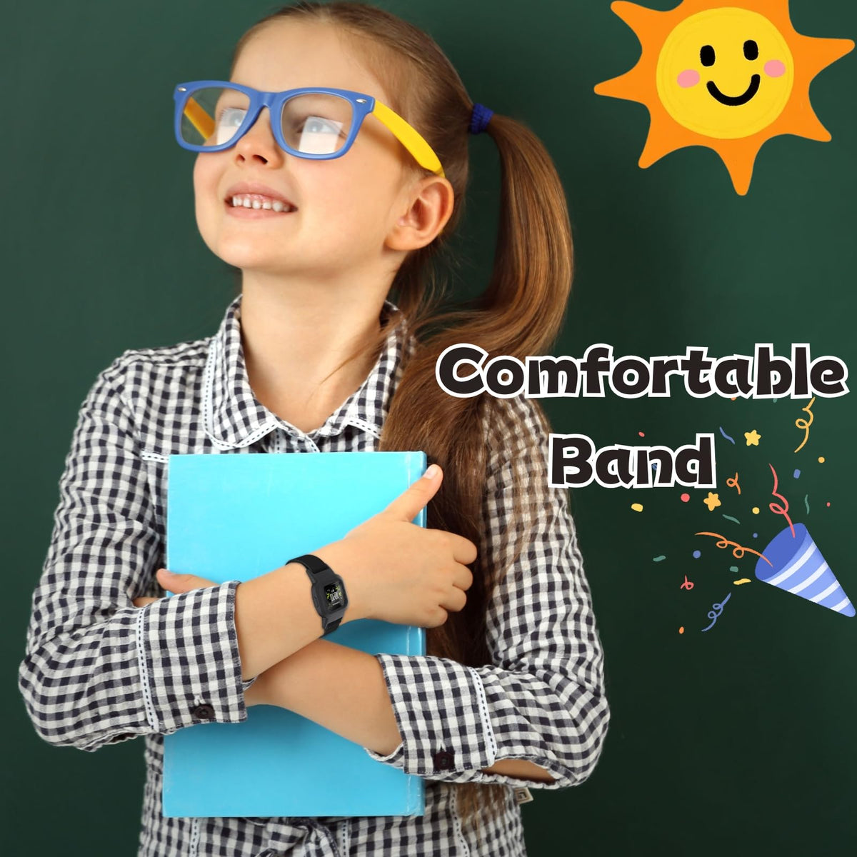 EseekGo Vivofit Jr 3 colorful bands for easy style changes