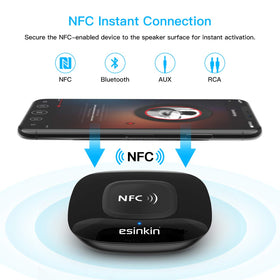Esinkin Bluetooth range up to 50 feet for flexible room placement and freedom of movement.