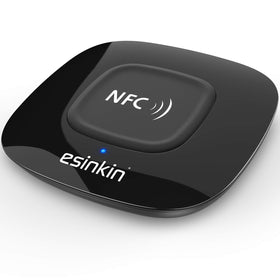 Esinkin Bluetooth receiver with NFC quick pairing for effortless setup and instant wireless audio.