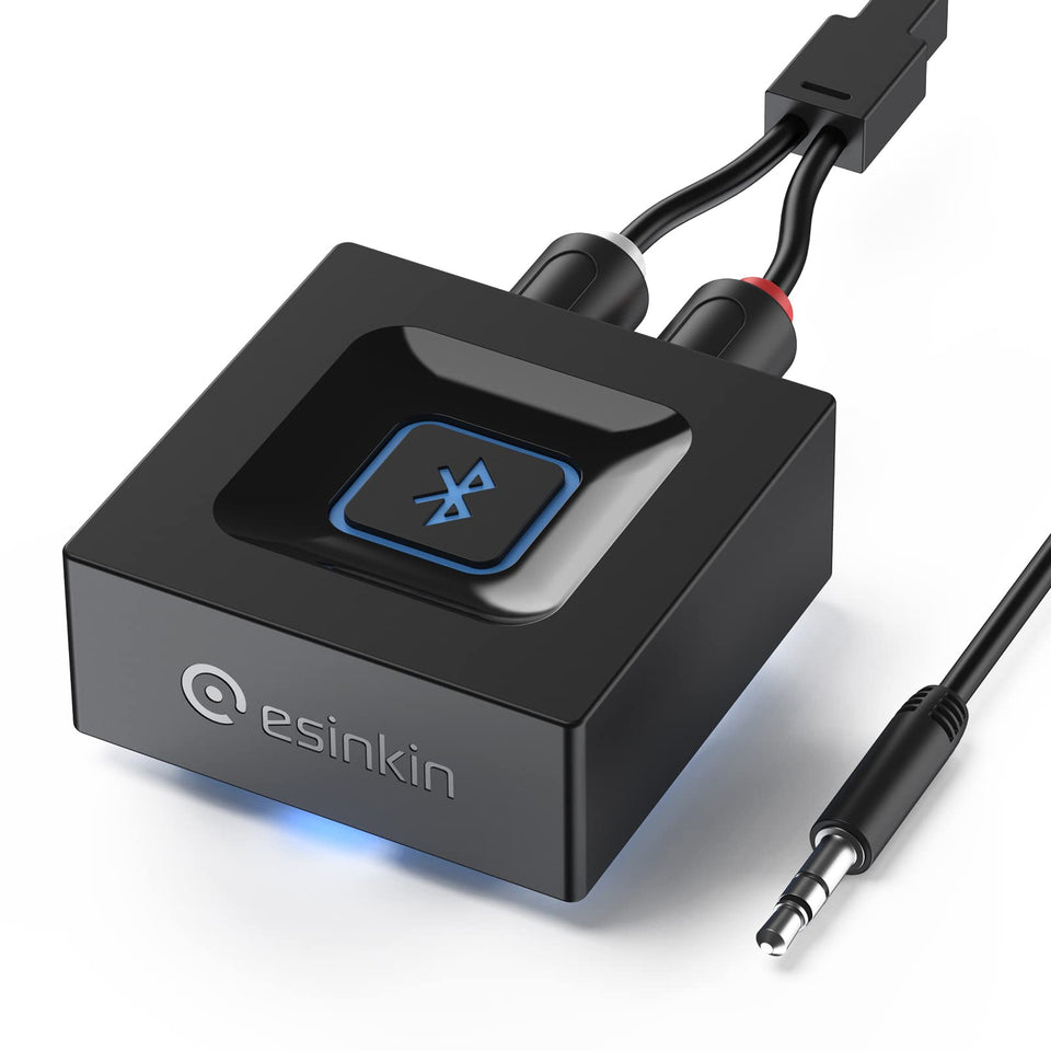 esinkin front panel connected to speakers showing easy setup and pairing