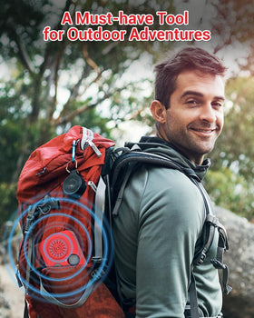 Esky AM/FM dial keeps you informed on the go.