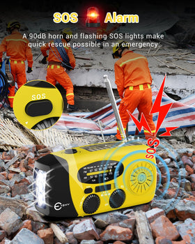 Esky 140-lumen flashlight lights up a dark campsite.