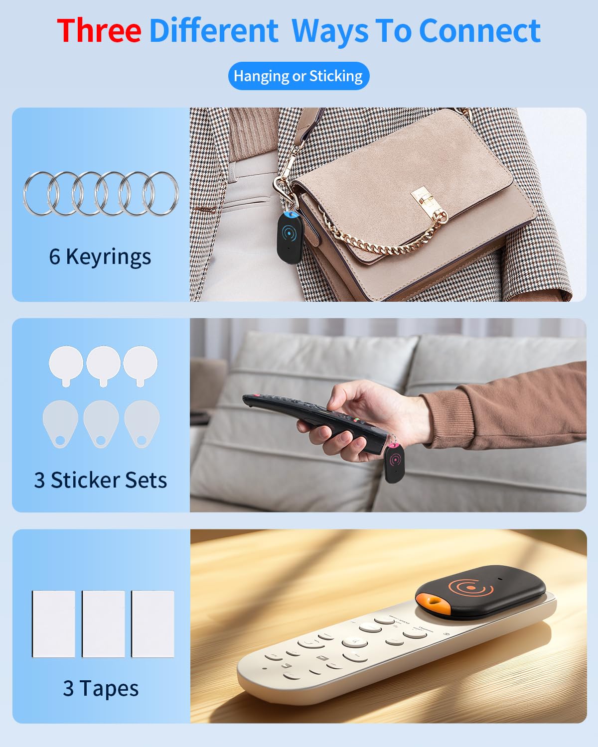 Esky receivers lined up showing thin profile and lightweight benefit