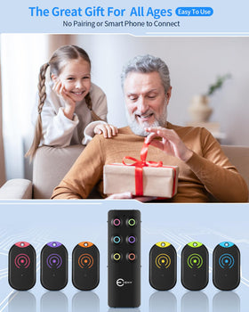 Esky remote in hand demonstrating simple one-button find convenience
