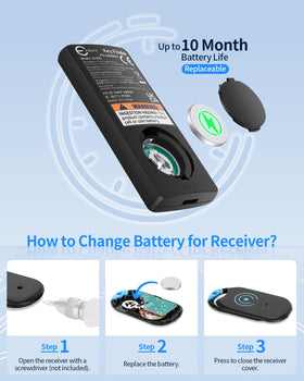 Esky Ultra Slim Key Finder works up to 100ft through walls for quick pinpointing