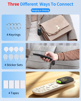 Esky Ultra Slim Key Finder wallet attachment for easy item tracking