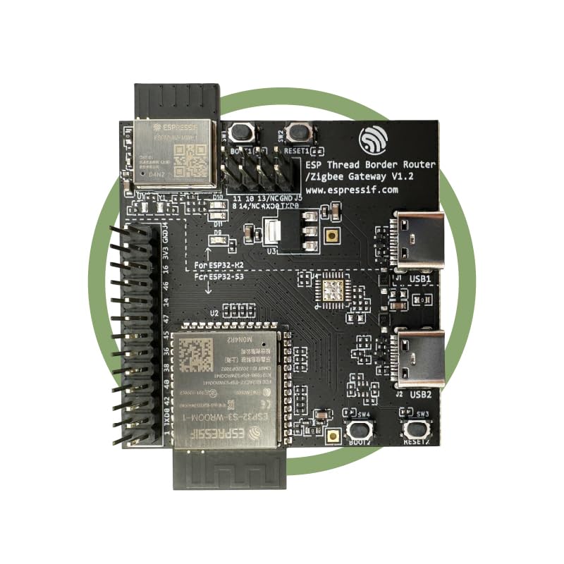 Espressif ESP Thread Border Router/Zigbee Gateway Board front view for seamless Thread and Zigbee integration