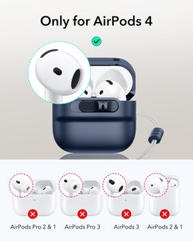 ESR AirPods 4 case uses 700g flickLock magnets to keep AirPods safe during drops