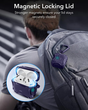 ESR Cyber Series lid-closed view showing magnetic locking feature