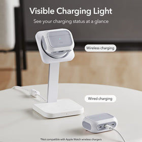 ESR AirPods Pro 2 case minimalist white design complements lifestyle.