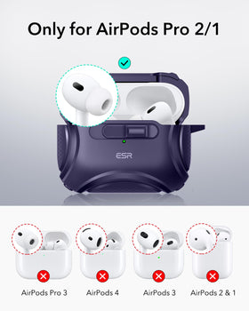 Purple ESR case highlights drop protection and rugged build for daily commutes