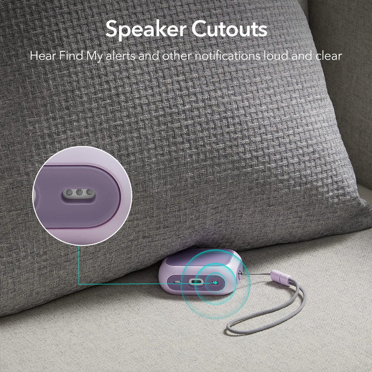 ESR AirPods Pro 2 case Find My visibility emphasis