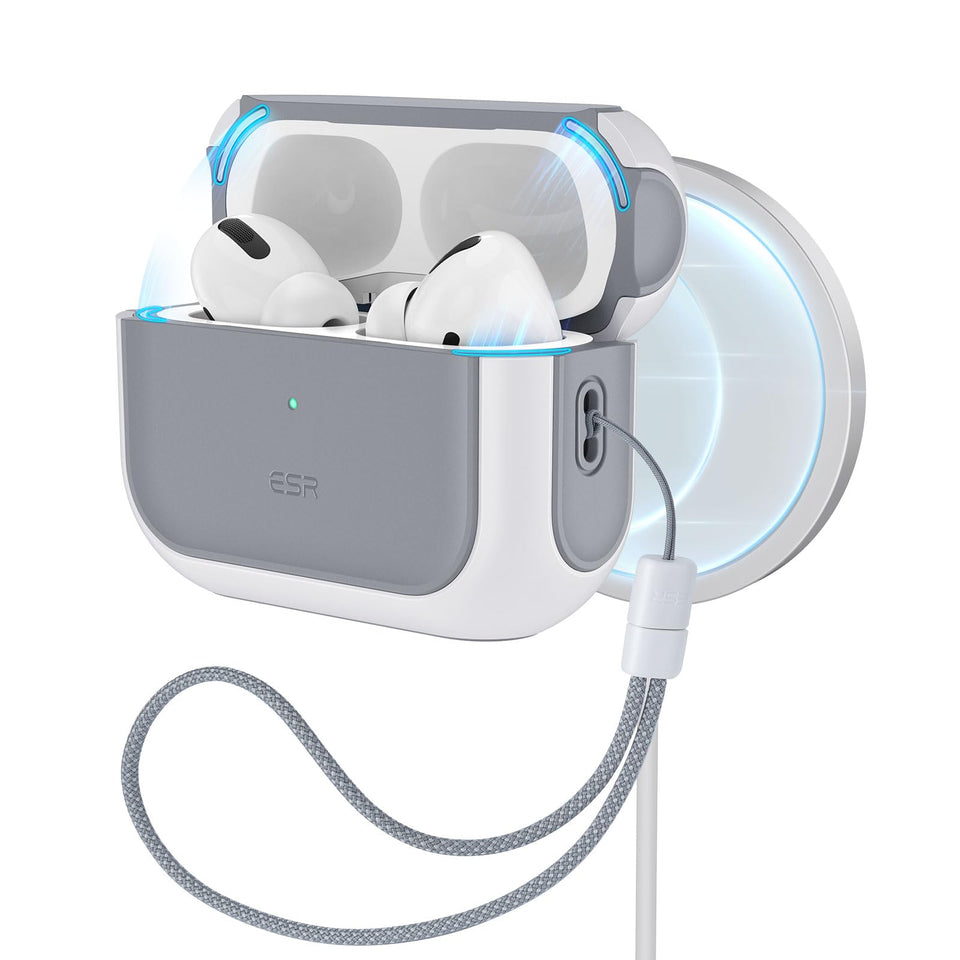 ESR AirPods Pro 2 case with MagSafe back, secure charging while protecting your earbuds.