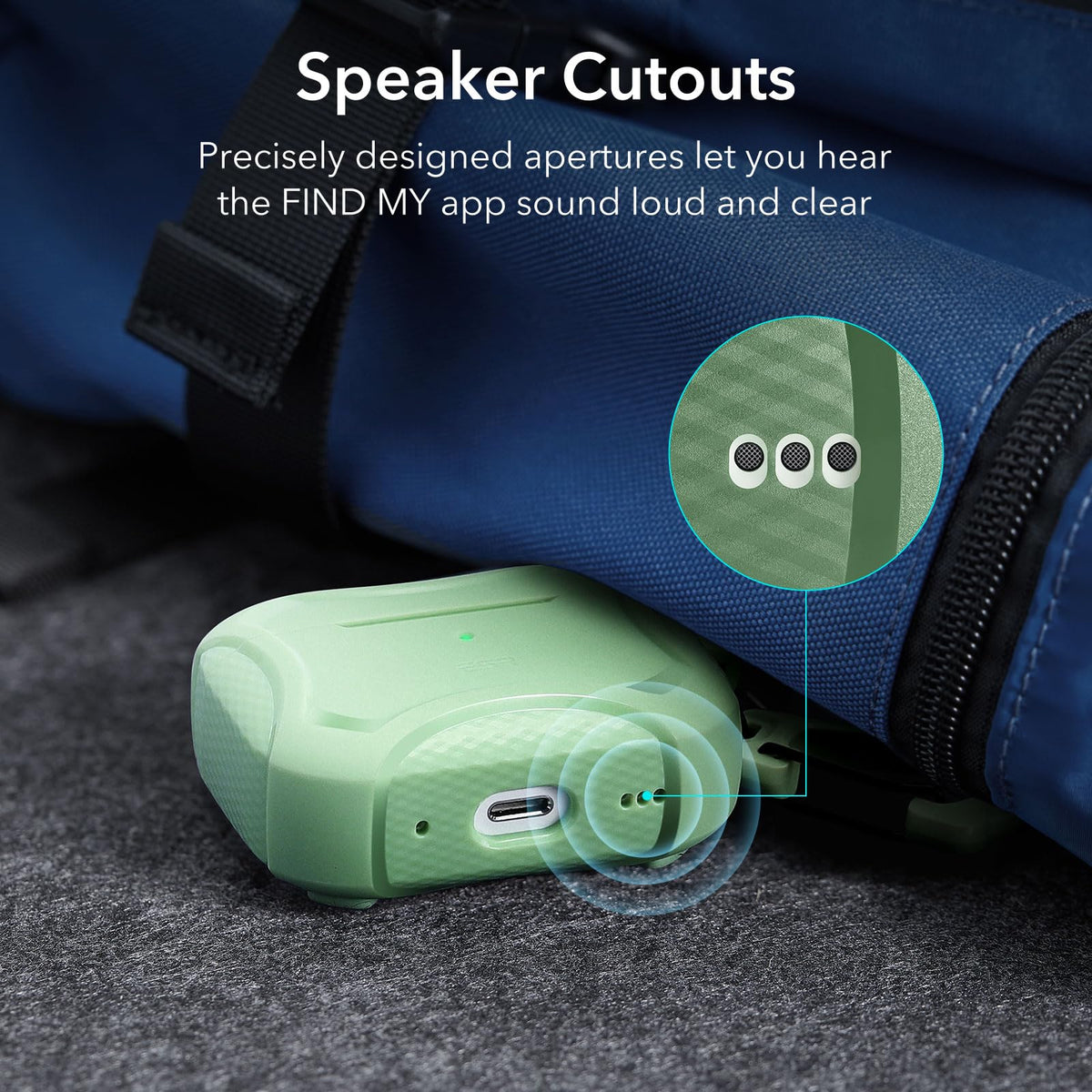ESR AirPods Pro 2 case MagSafe-ready design aligns with wireless pads