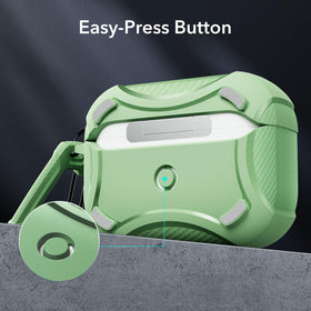 ESR AirPods Pro 2 case side view showing sturdy construction and grip