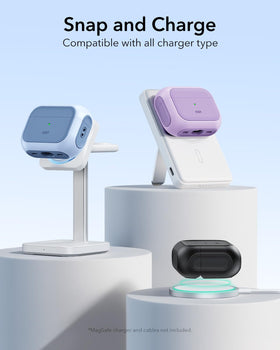 ESR AirPods Pro 2 case speaker cutouts enabling clear Find My alerts.