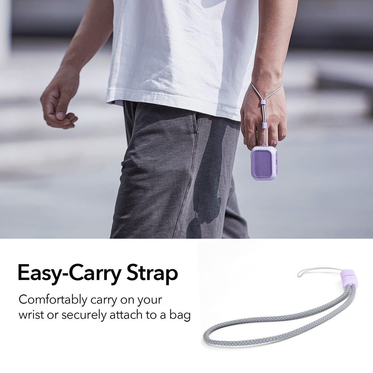 ESR AirPods Pro 2 case with speaker cutouts for Find My alerts
