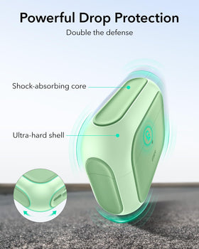 ESR AirPods Pro 2 case speaker cutouts for clear Find My alerts.