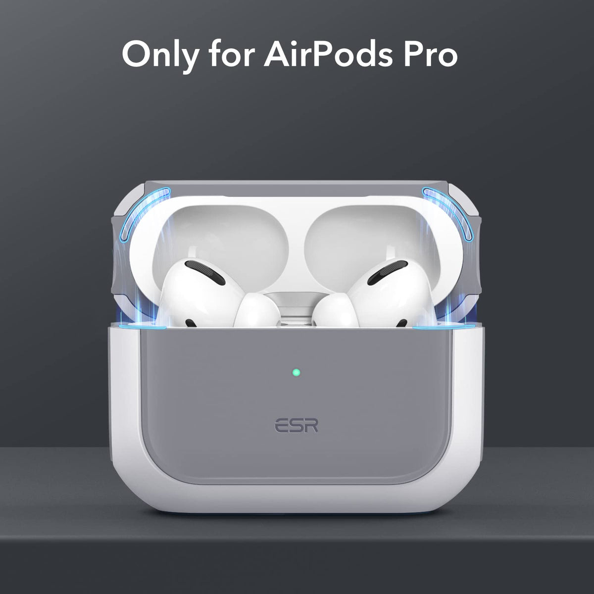 ESR AirPods Pro 2 case ultra hard shell defends against drops and scratches.