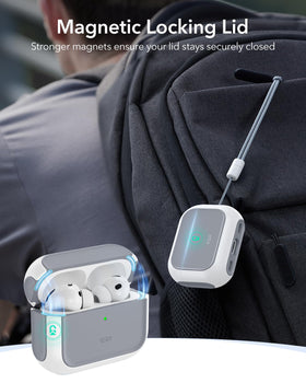 ESR AirPods Pro 3 Case braided cord for secure carrying