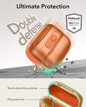 ESR AirPods Pro 3 Case drop-proof shell protects during daily adventures.