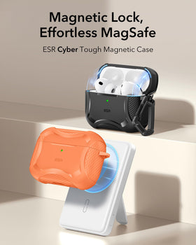 ESR AirPods Pro 3 case featuring drop protection against shocks and impacts.