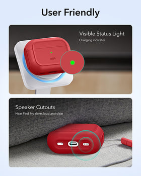 ESR AirPods Pro 3 Case everyday use with strap-ready design.