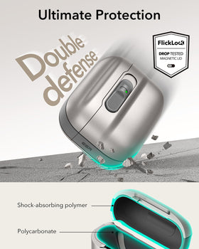 ESR AirPods Pro 3 case Find My cutouts with clear speaker alerts