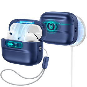 ESR AirPods Pro 3 case with flickLock lid protecting the charging case