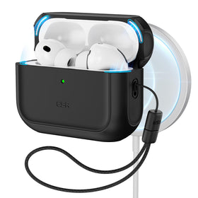 ESR AirPods Pro 3 case front view showing slim protection for everyday use