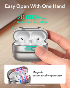 ESR AirPods Pro 3 case includes lanyard attachment for hands-free carry