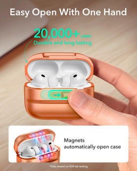 ESR AirPods Pro 3 Case LED display shows battery and charging status at a glance.