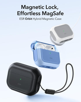ESR AirPods Pro 3 case magsafe back highlighting strong reliable charging alignment