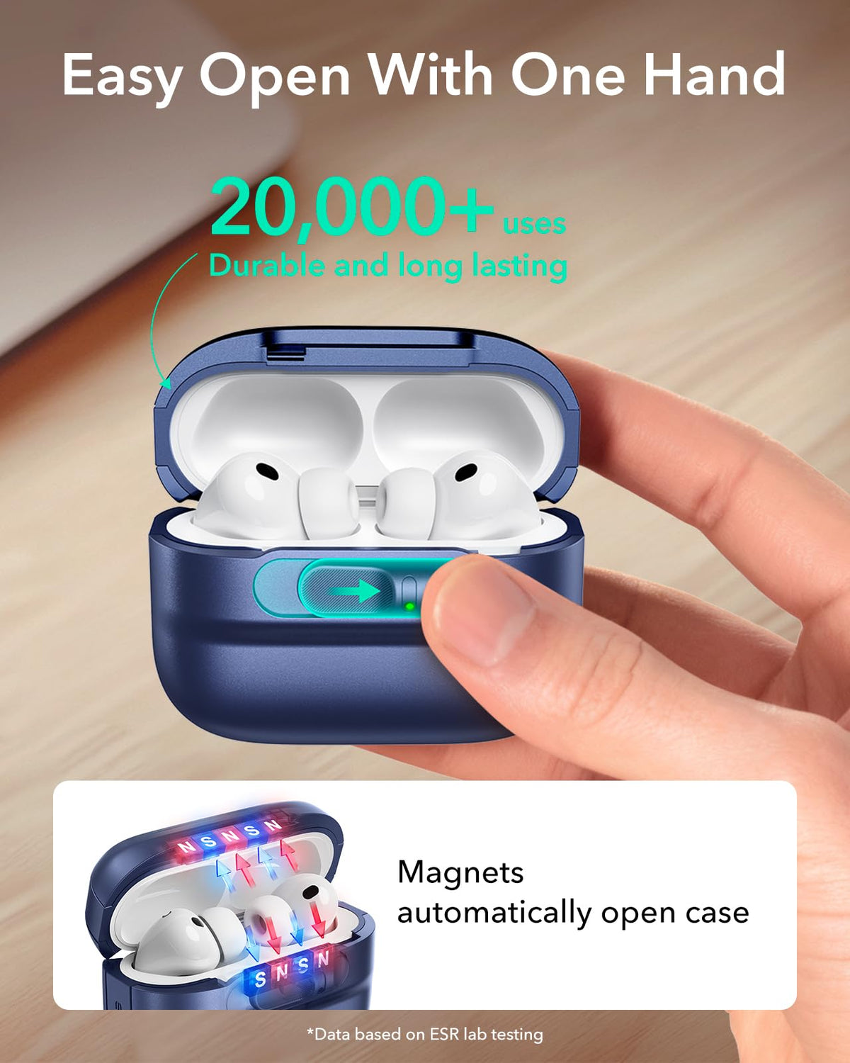 MagSafe ready ESR case for effortless wireless charging