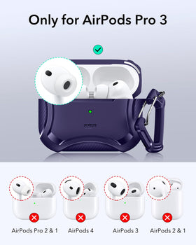 ESR AirPods Pro 3 Case with MagSafe-ready back for easy wireless charging