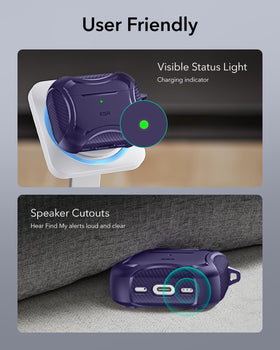 ESR AirPods Pro 3 Case secure lid for travel and daily use