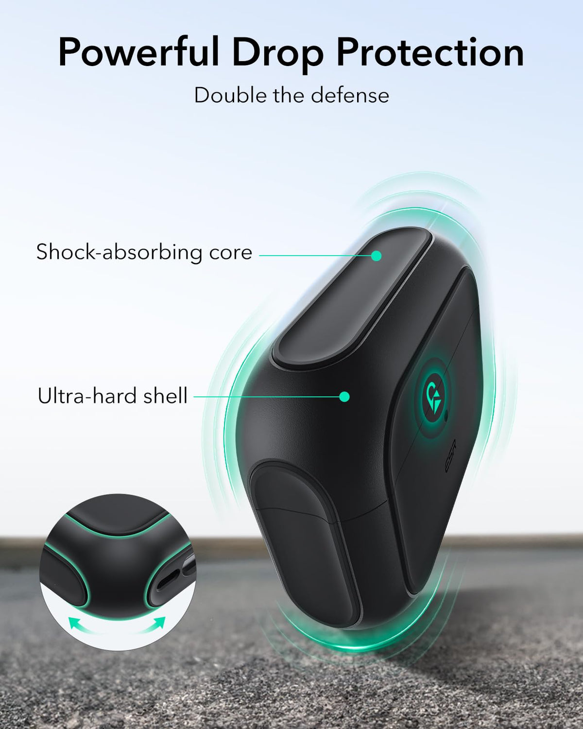 ESR AirPods Pro 3 case speaker cutouts keep Find My alerts audible