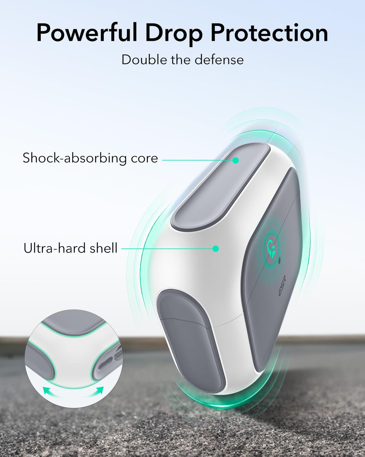 ESR AirPods Pro 3 Case speaker cutouts keep alerts audible