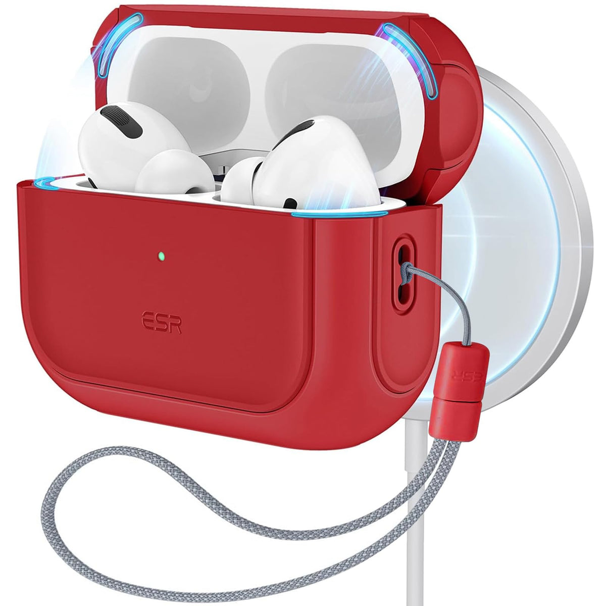 ESR AirPods Pro case with back MagSafe for secure wireless charging